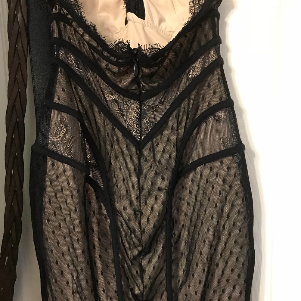 Bebe mesh bodycon dress